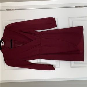 Maroon dress